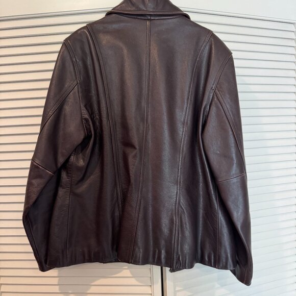 Vintage Guess Leather Jacket Size L - Picture 3 of 3